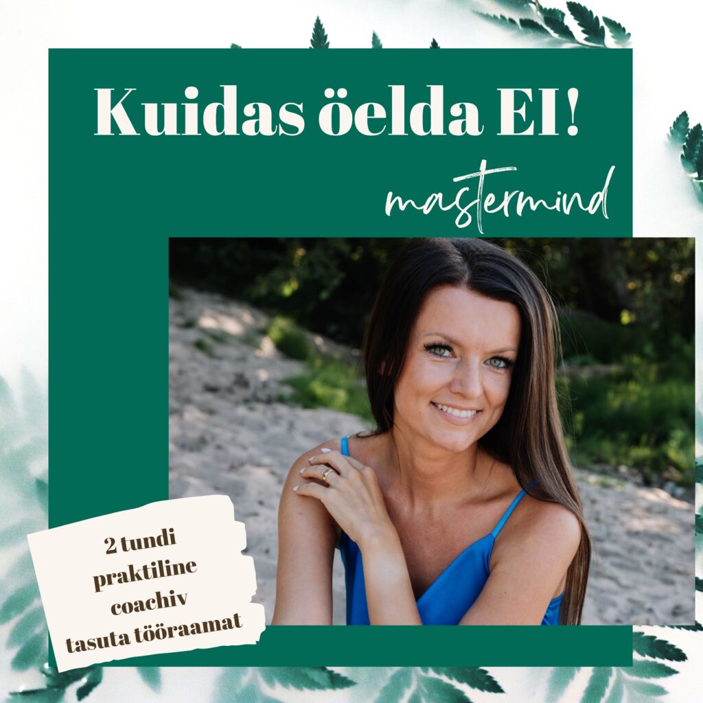 kuidas öelda ei, kuidas jääda endale kindlaks