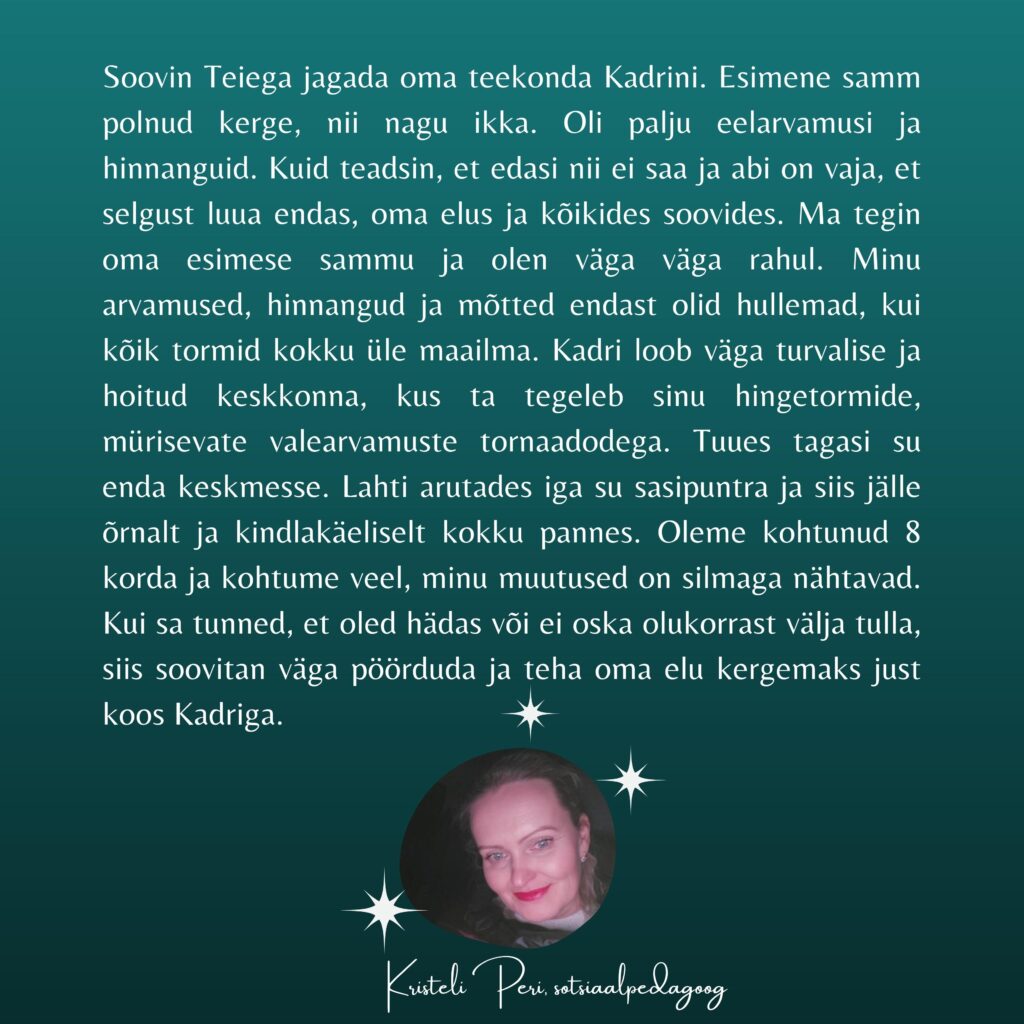 tagasiside enesearengu coach Kadrile