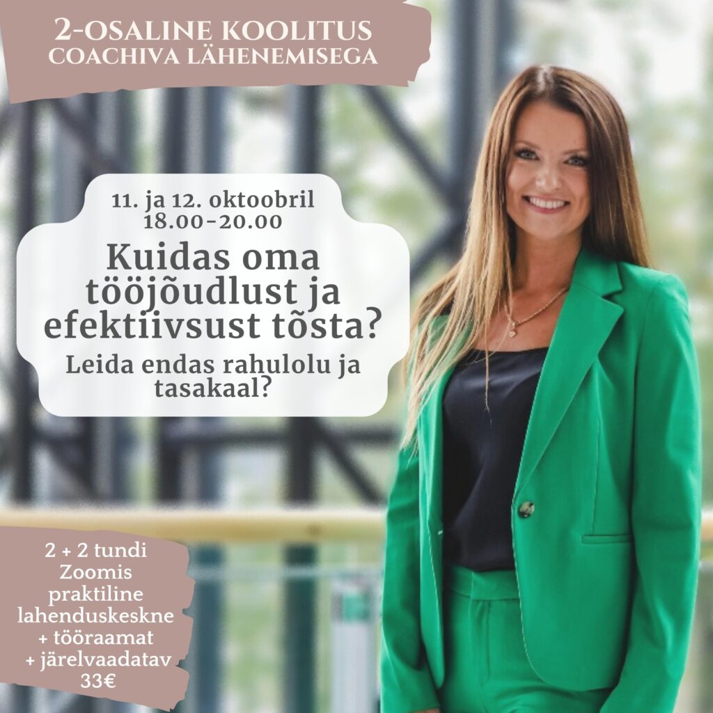 kuidas oma tööjõudlust ja efektiivsust tõsta