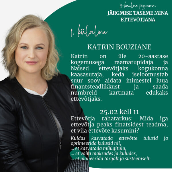 Coachingu ja mentorlusega grupiprogramm "Järgmise taseme mina ettevõtjana" alustab 22.09 - Image 9