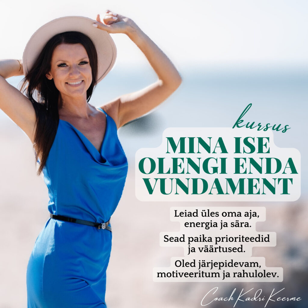 Leia üles oma potentsiaal, rõõm, positiivsus ja sära, vundamendi kursus