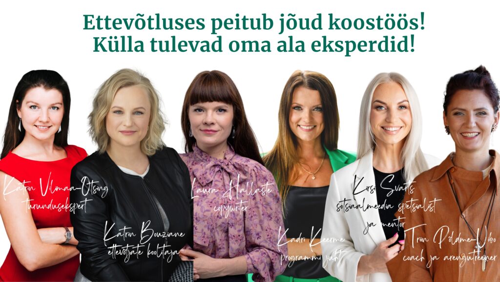 Järgmise taseme mina ettevõtjana ekspertkülalised
