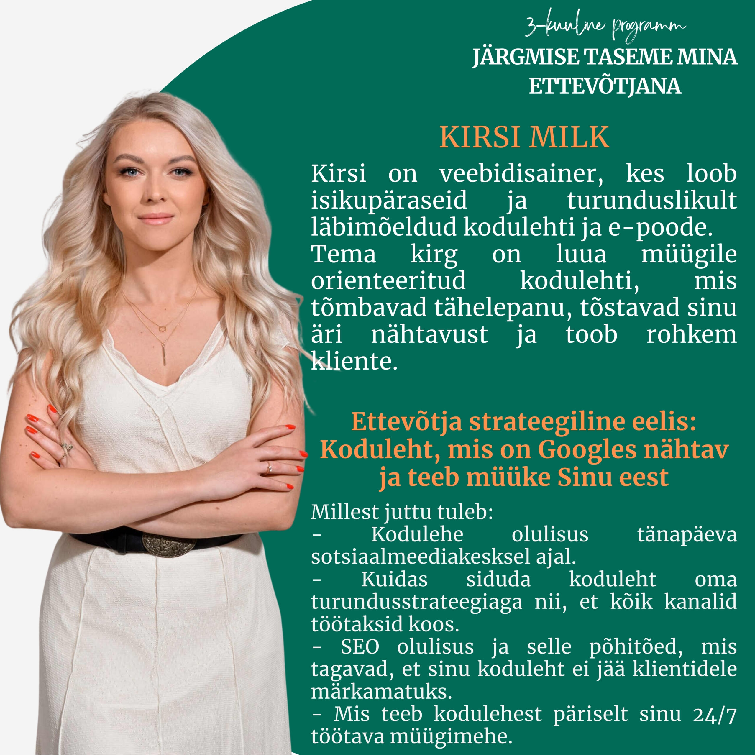 Coachingu ja mentorlusega grupiprogramm "Järgmise taseme mina ettevõtjana" alustab 16.02.2026 - Image 8